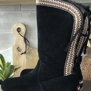 Lamo Madelyn Black Boots, Size 8 NWT